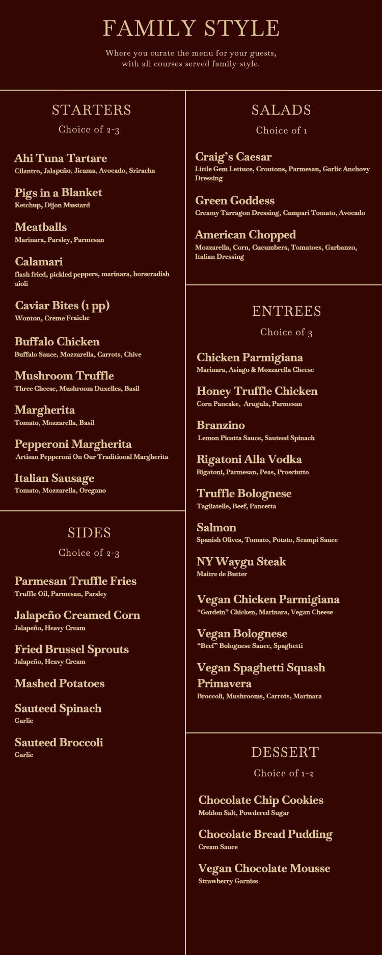 Event Menus — page 10 of 10